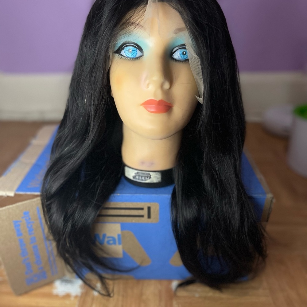 malaysian 360 lace front pre plucked virgin human hair wig